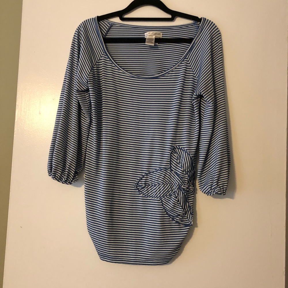 🆕 M.S.S.P. STRIPED 3-4 SLEEVE WITH FLORAL DETAIL